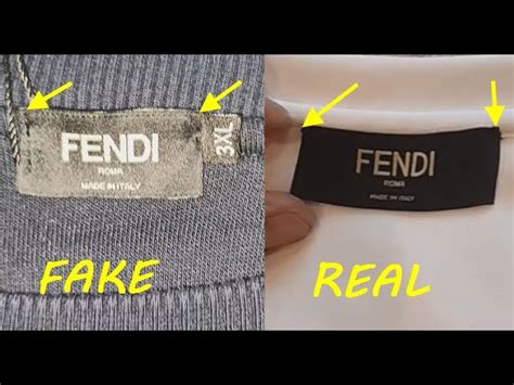 how to spot a fake fendi shirt|real or fake fendi.